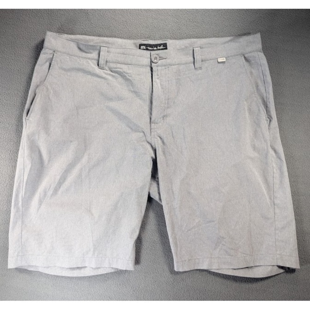 Travis Matthew Shorts Mens Size 40 Gray Golf Lightweight Stretch Performance
